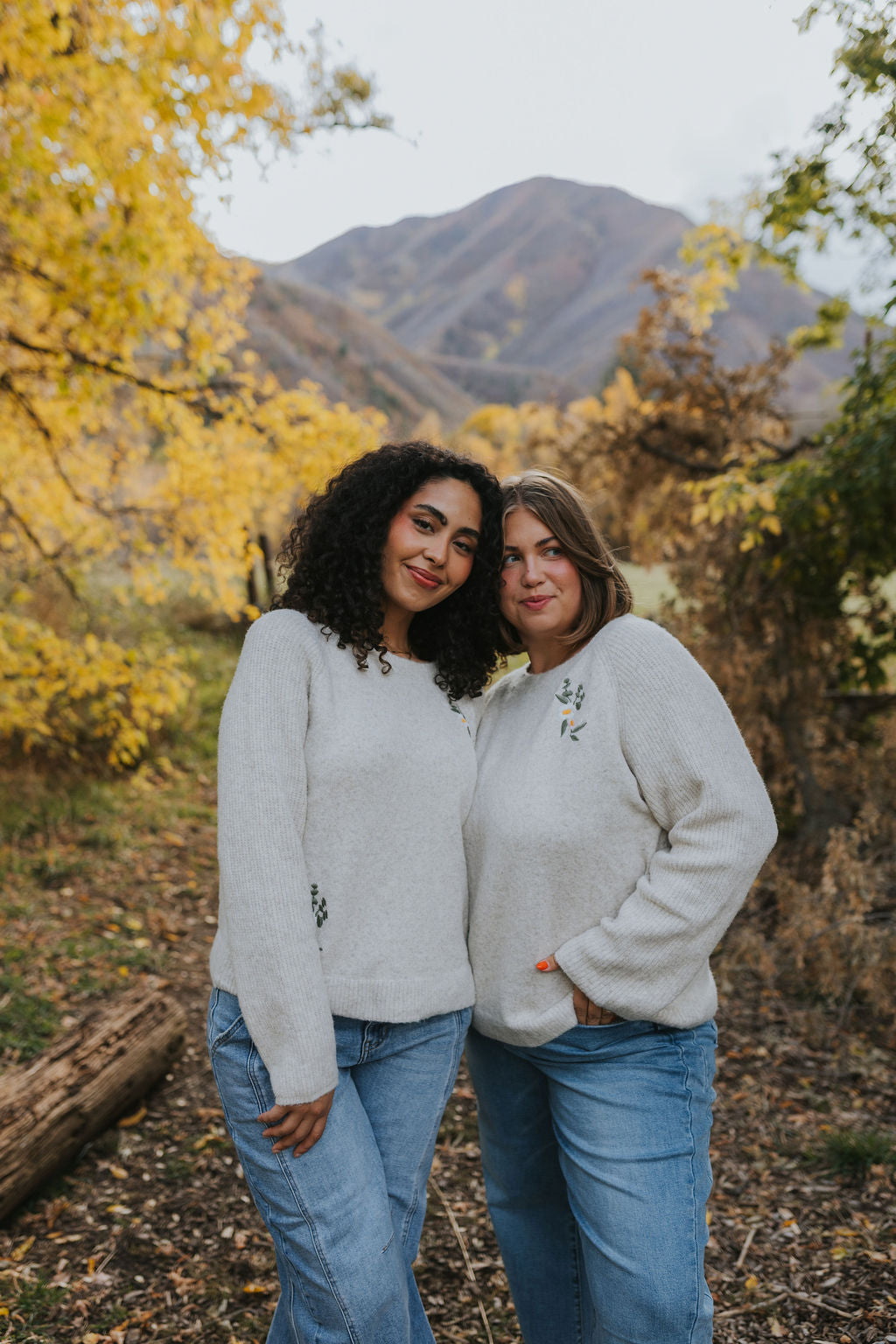 Rosie Embroidered Sweater *ALL SALES FINAL*