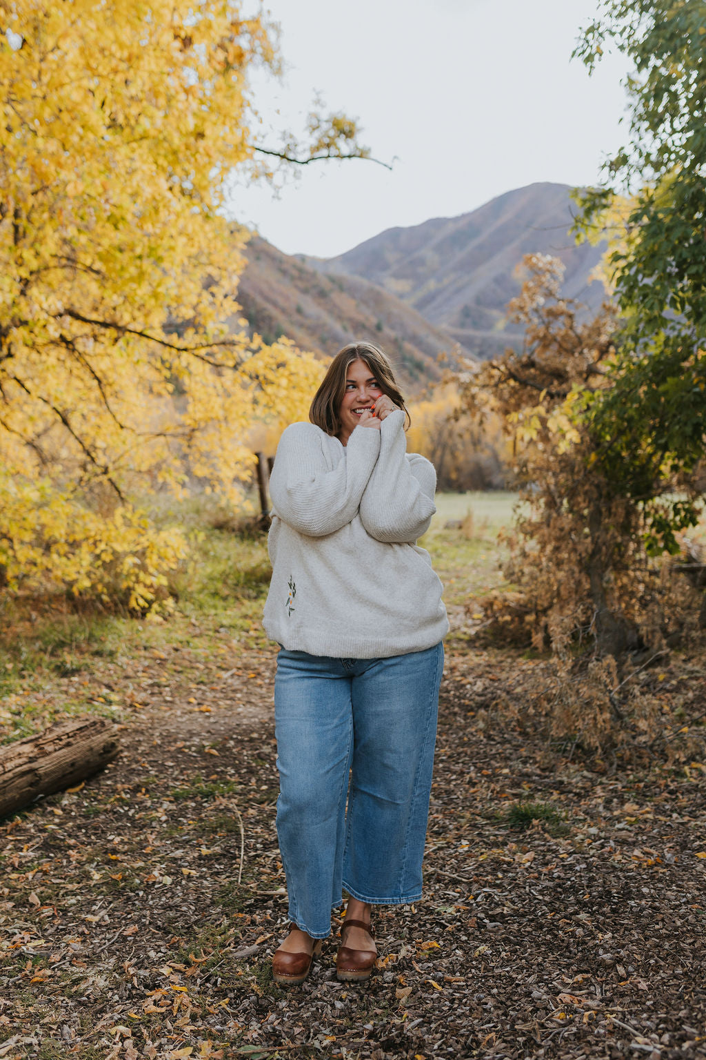 Rosie Embroidered Sweater *ALL SALES FINAL*