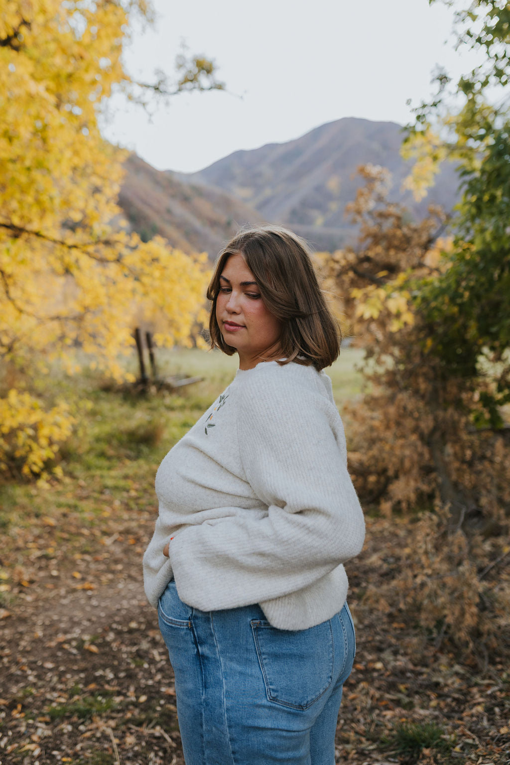 Rosie Embroidered Sweater *ALL SALES FINAL*