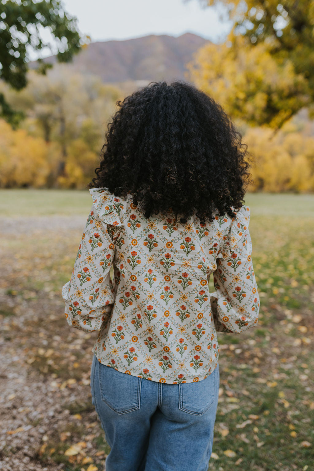Mindy Floral Top