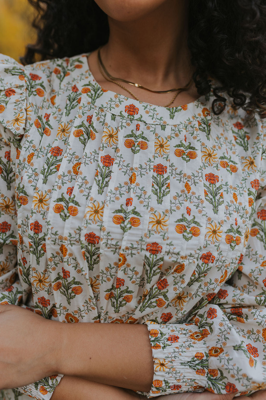 Mindy Floral Top