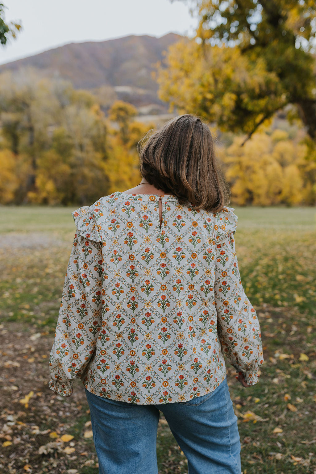 Mindy Floral Top