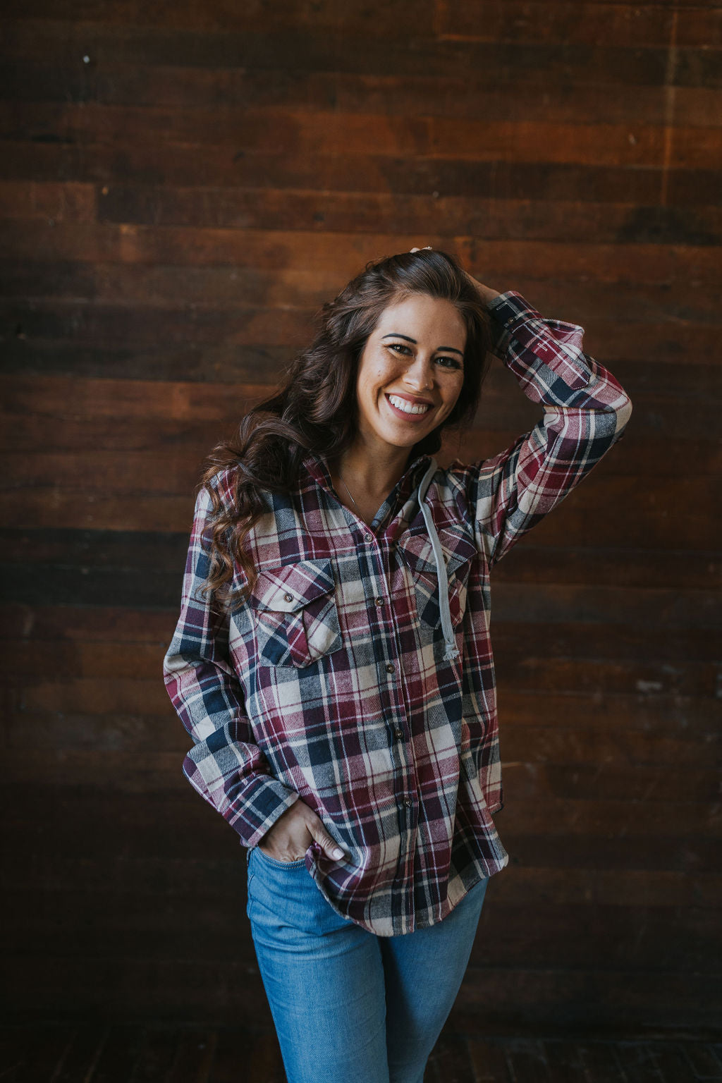 Leander Hooded Flannel *All Sales Final!!!*