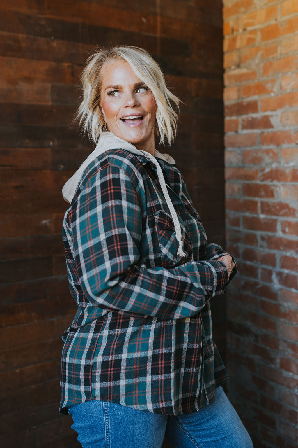 Leander Hooded Flannel *All Sales Final!!!*