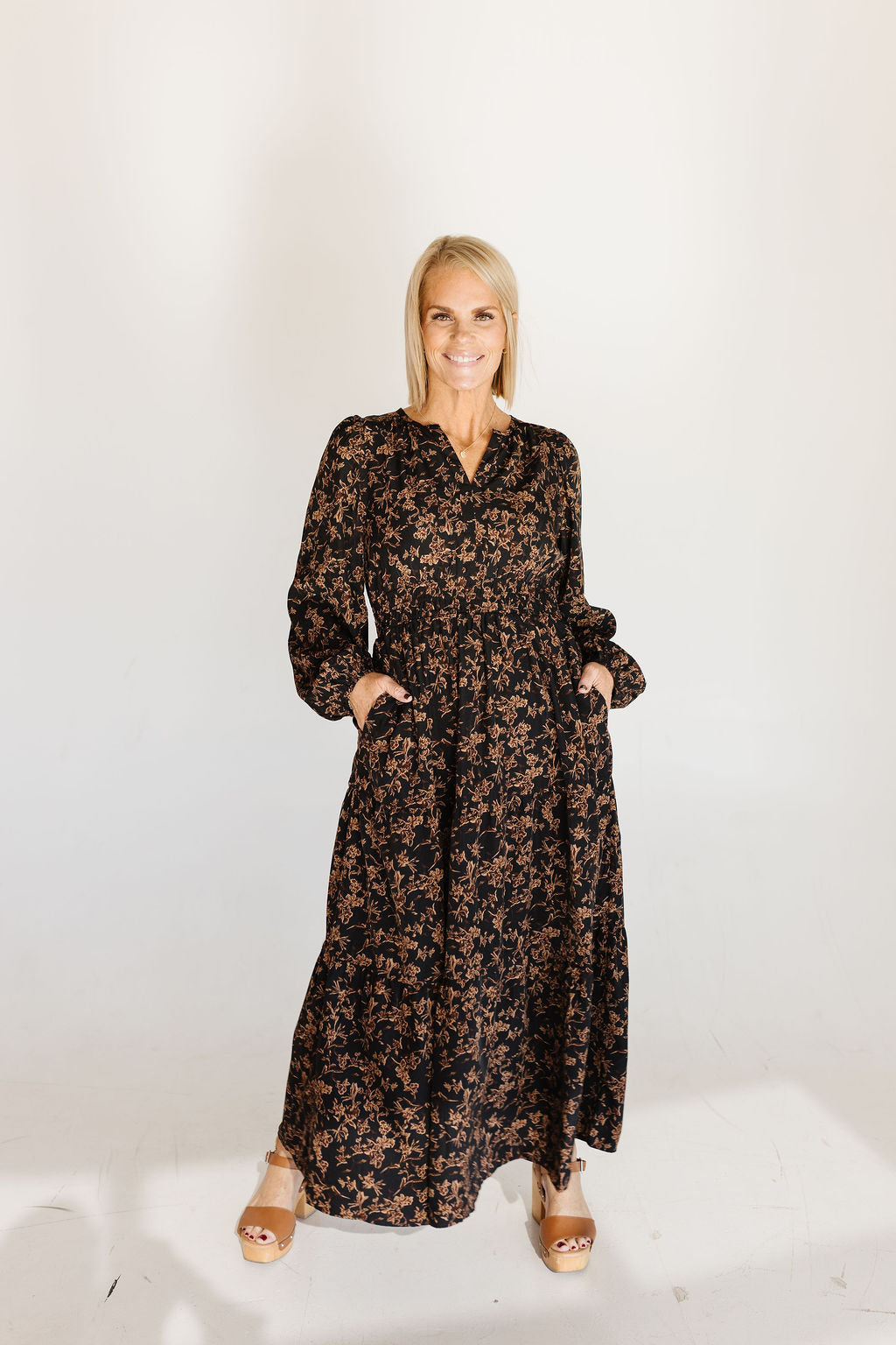vienna black dress Vienna Statement Bow Gown with Sash- Black 8