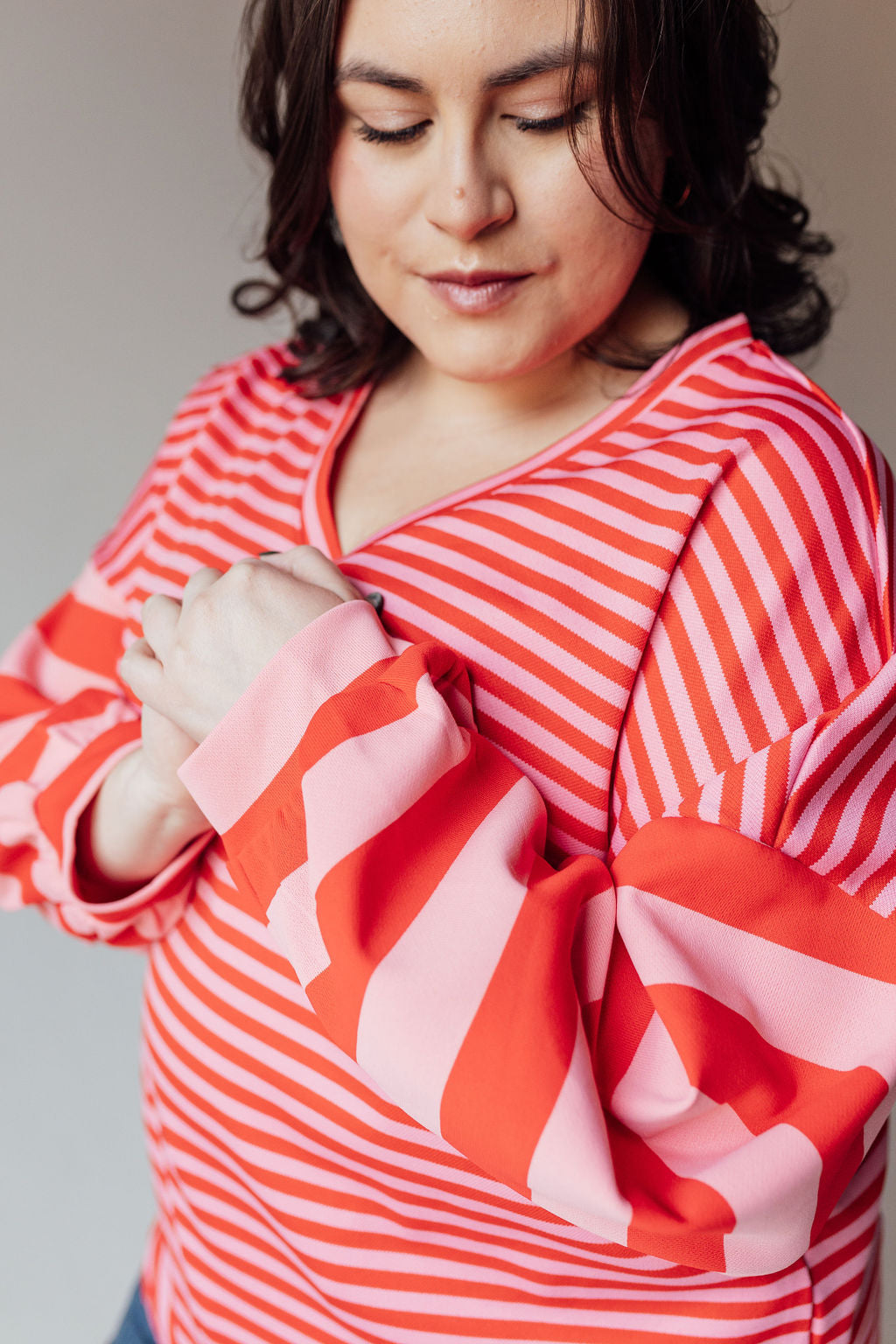 Sunday Striped Top (S, M, 1x Left)