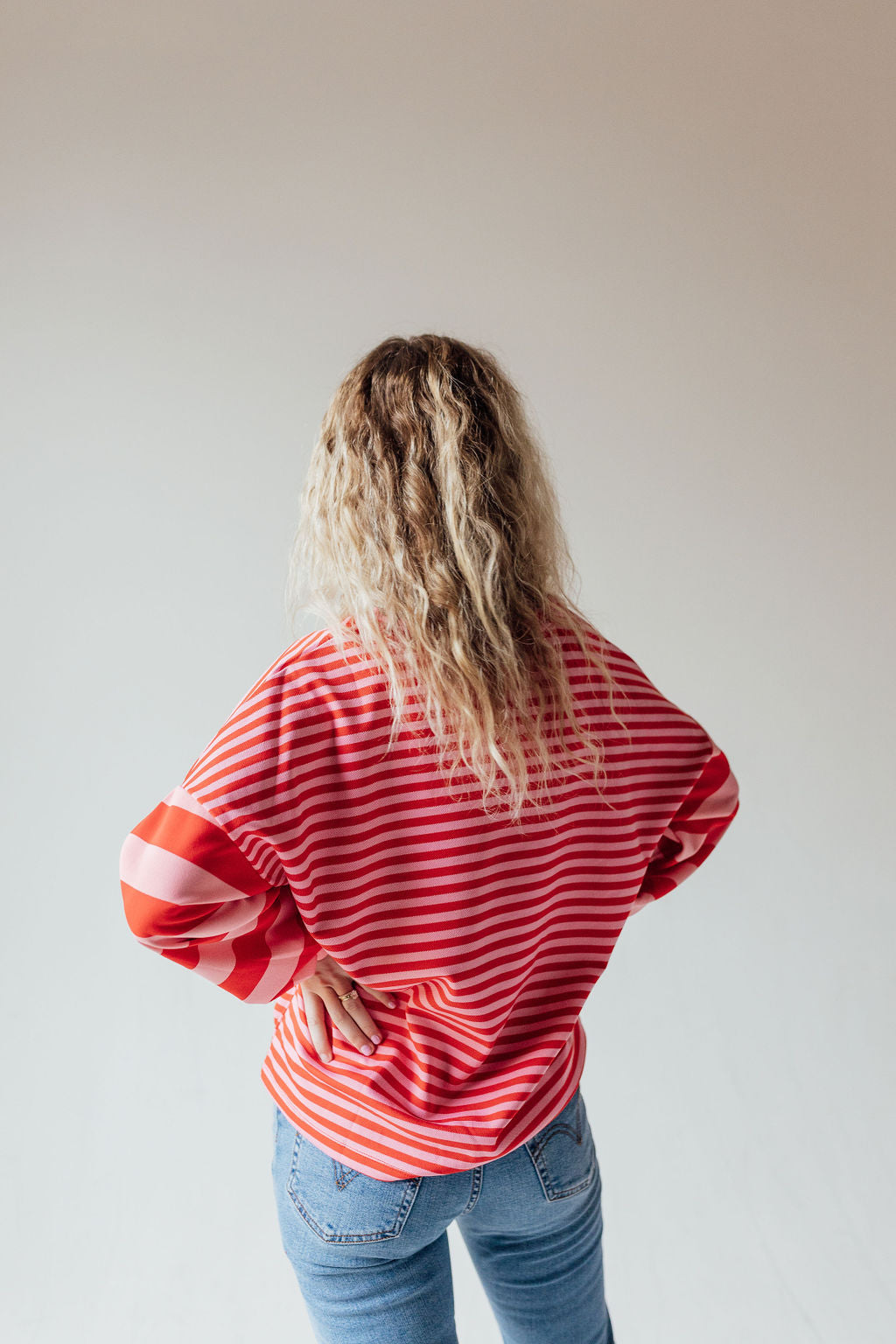 Sunday Striped Top (S, M, 1x Left)
