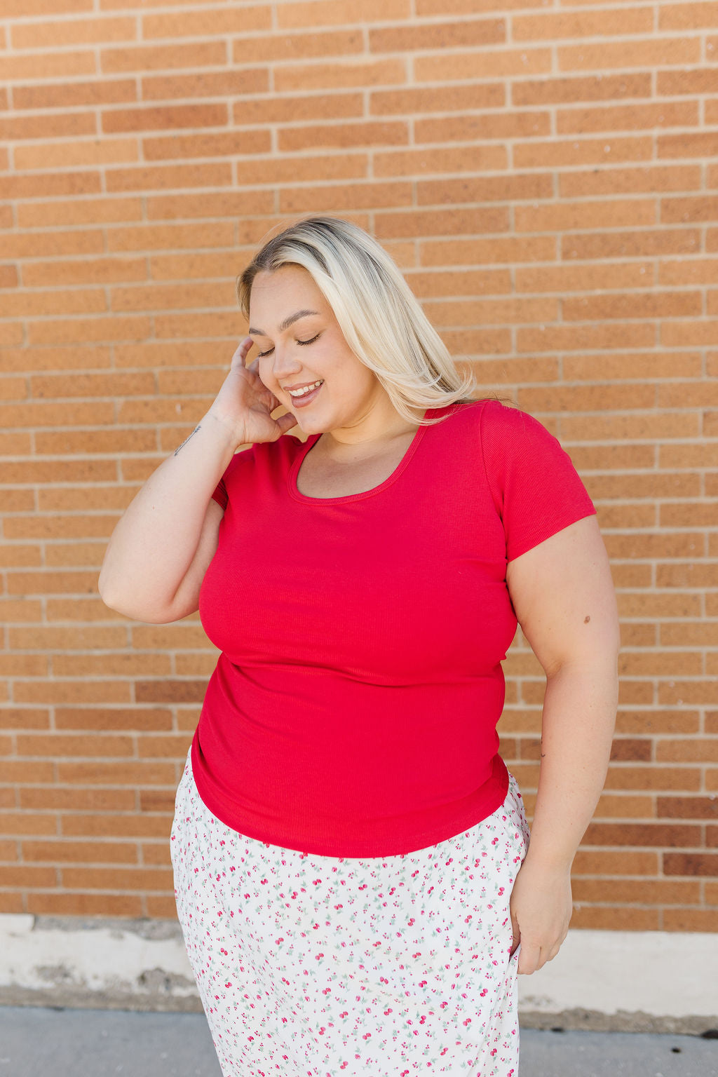 Paula Top - Now in Red and Rust!