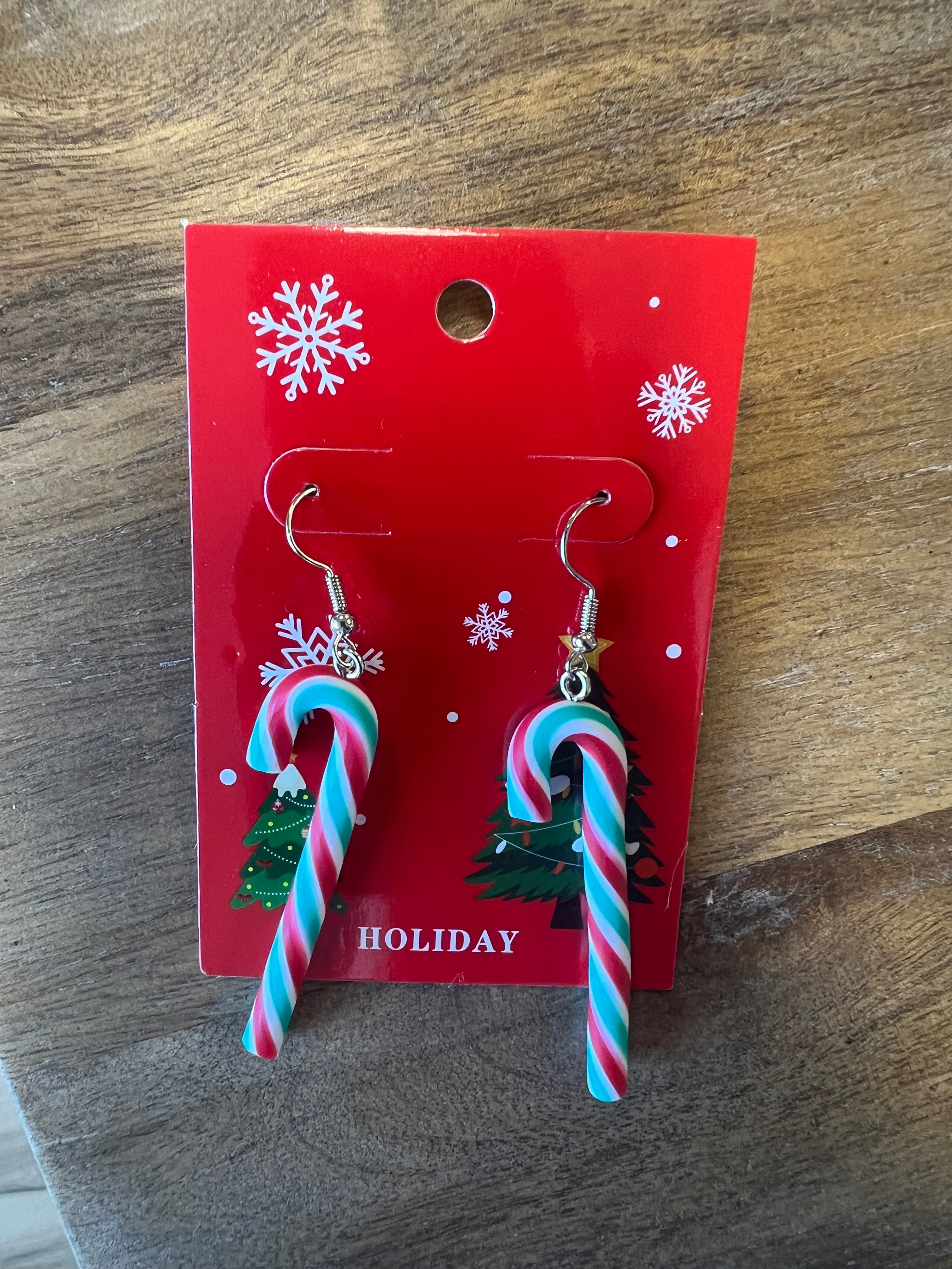 Candy Cane Earrings