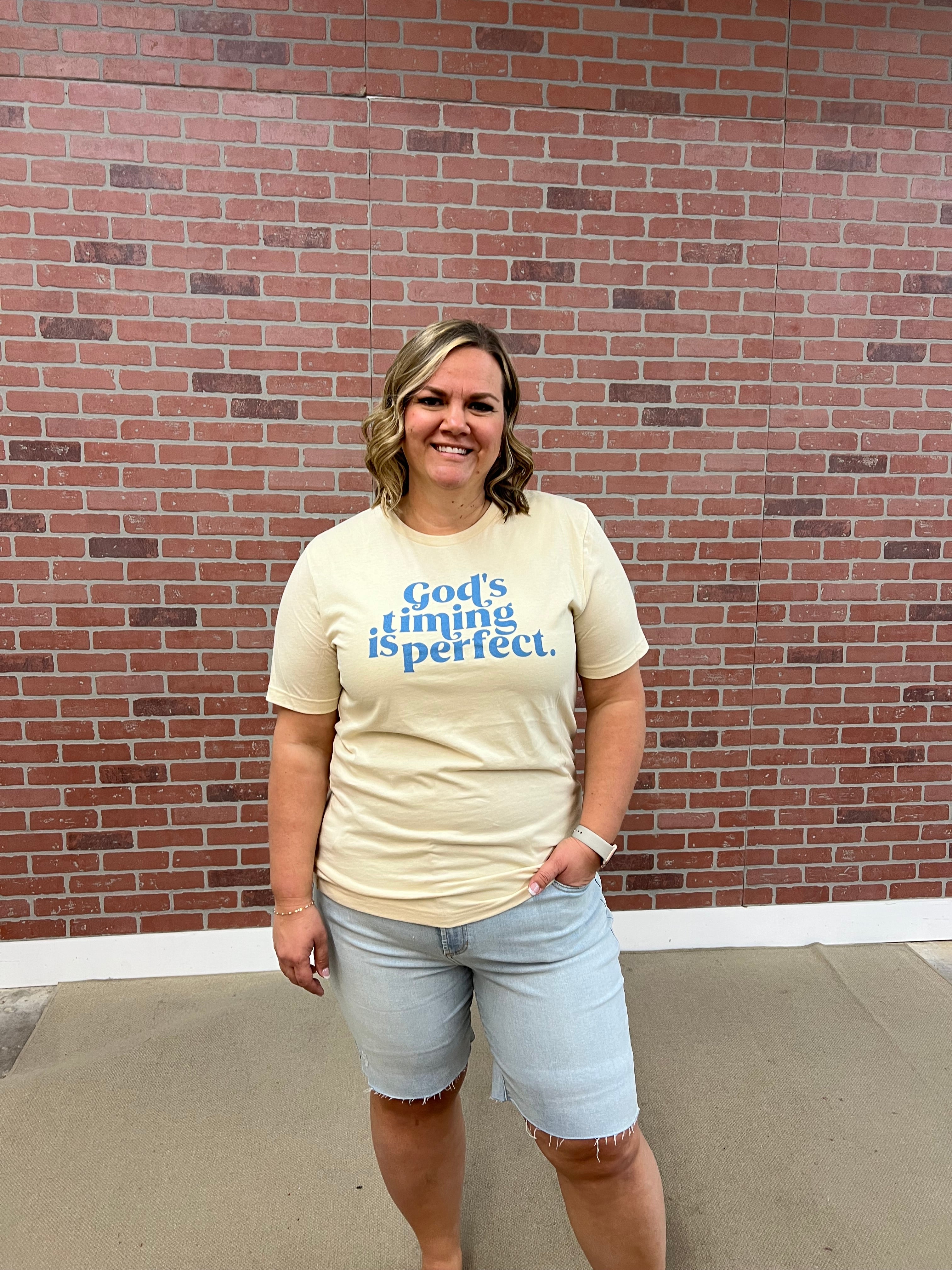 God's Timing Graphic Tee *ALL SALES FINAL*