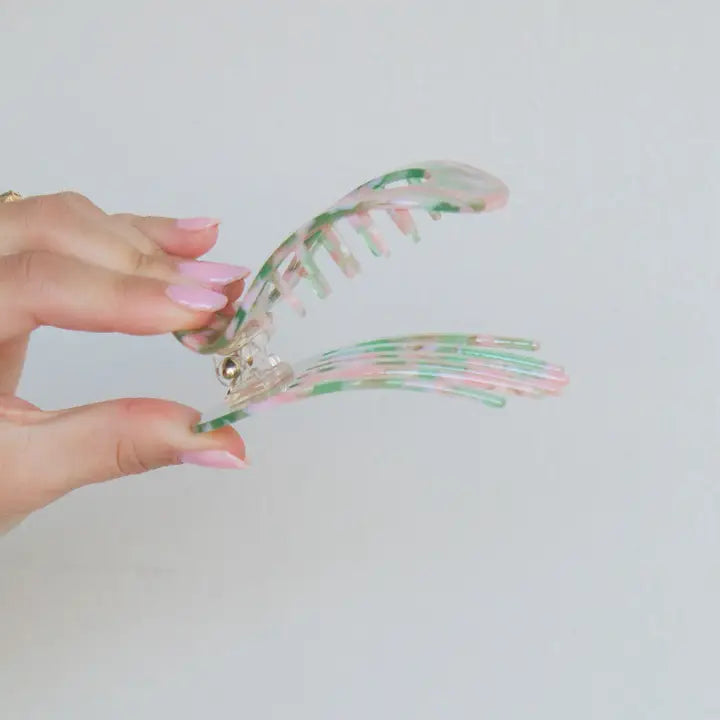 Andi Acetate Circle Cutout Flat Claw Clips