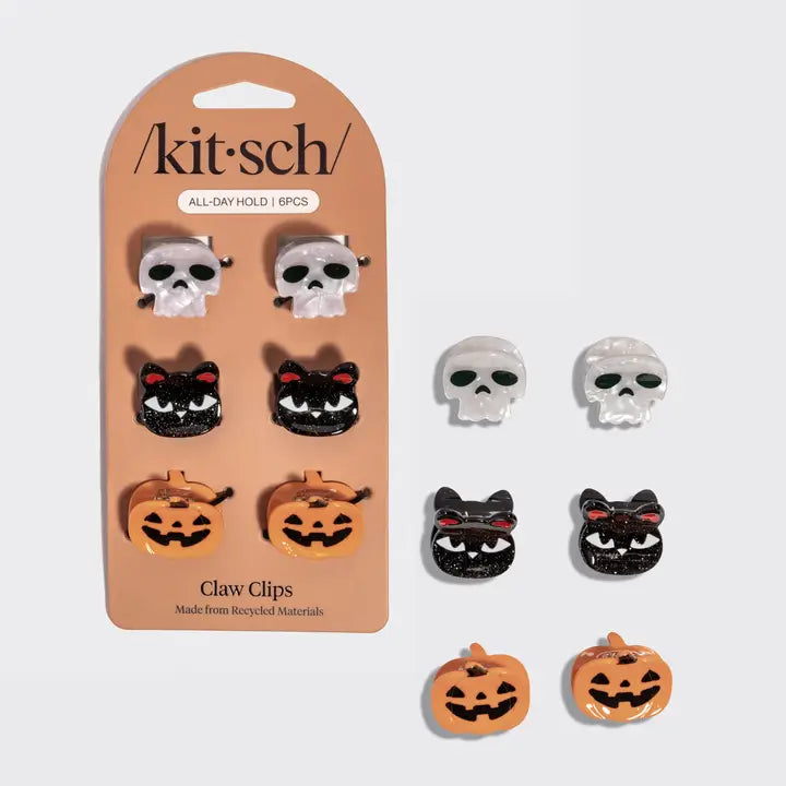 KITSCH Halloween Mini Claw Clips
