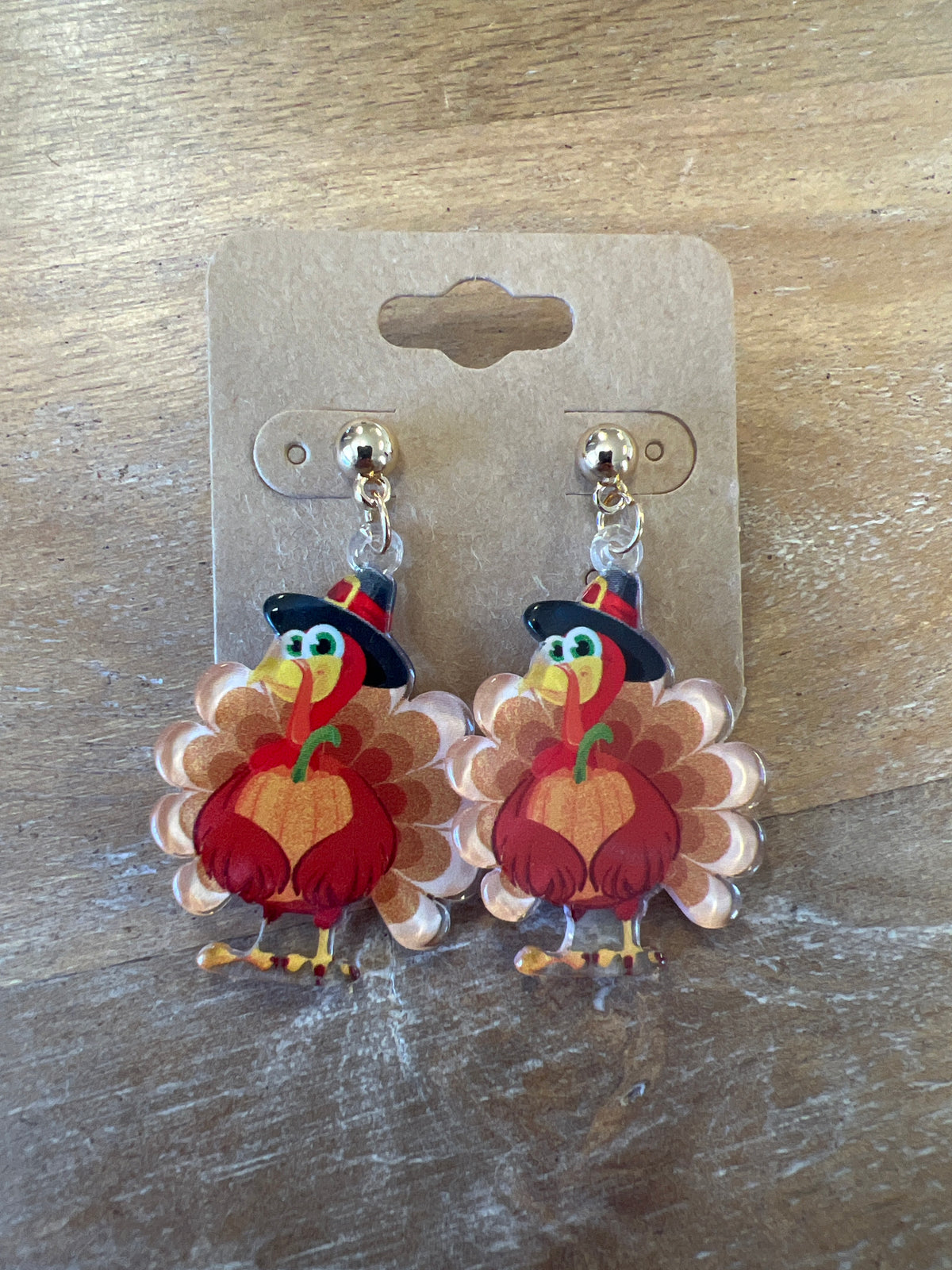 Pilgrim Turkey Earrings