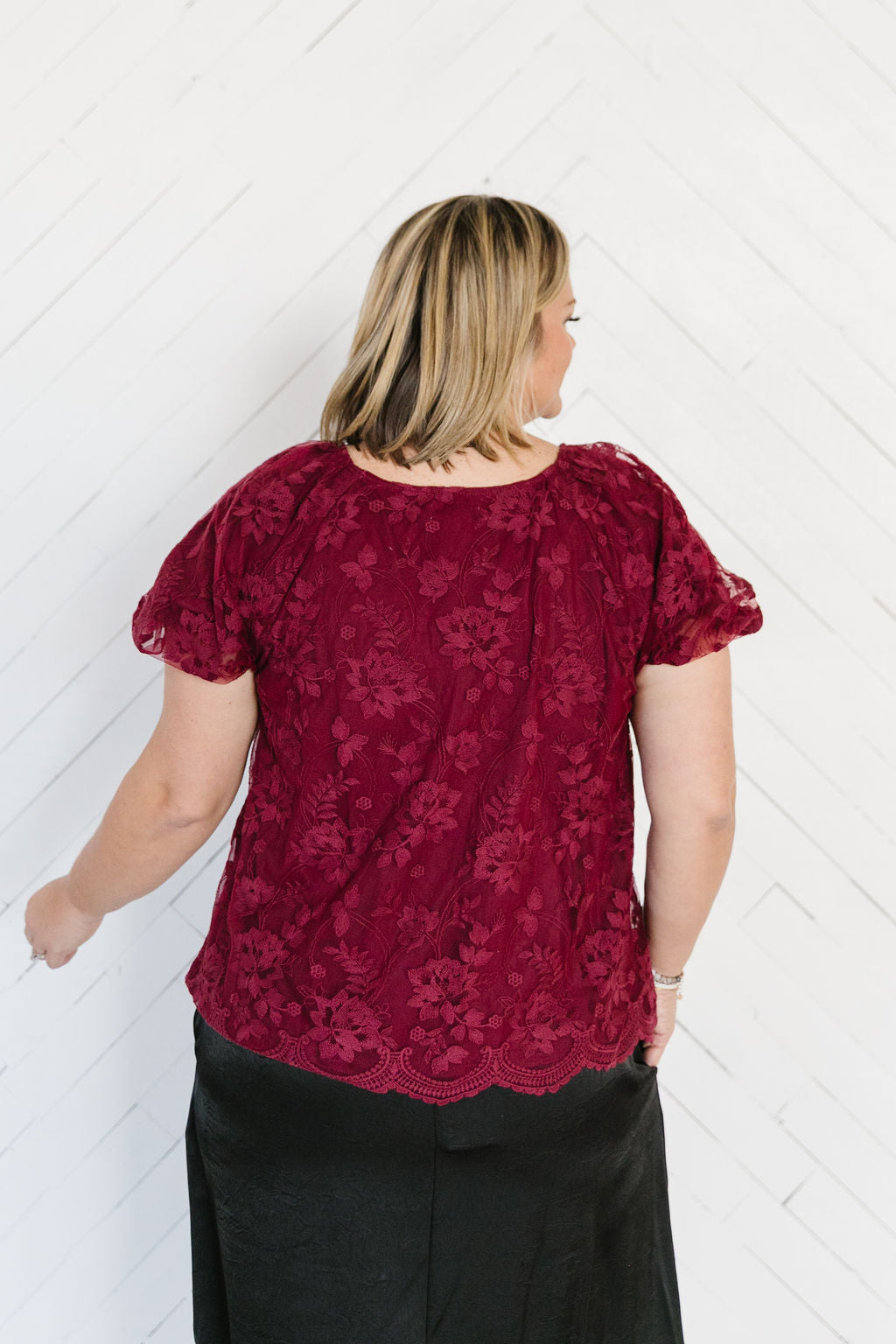 Belinda Lace Top