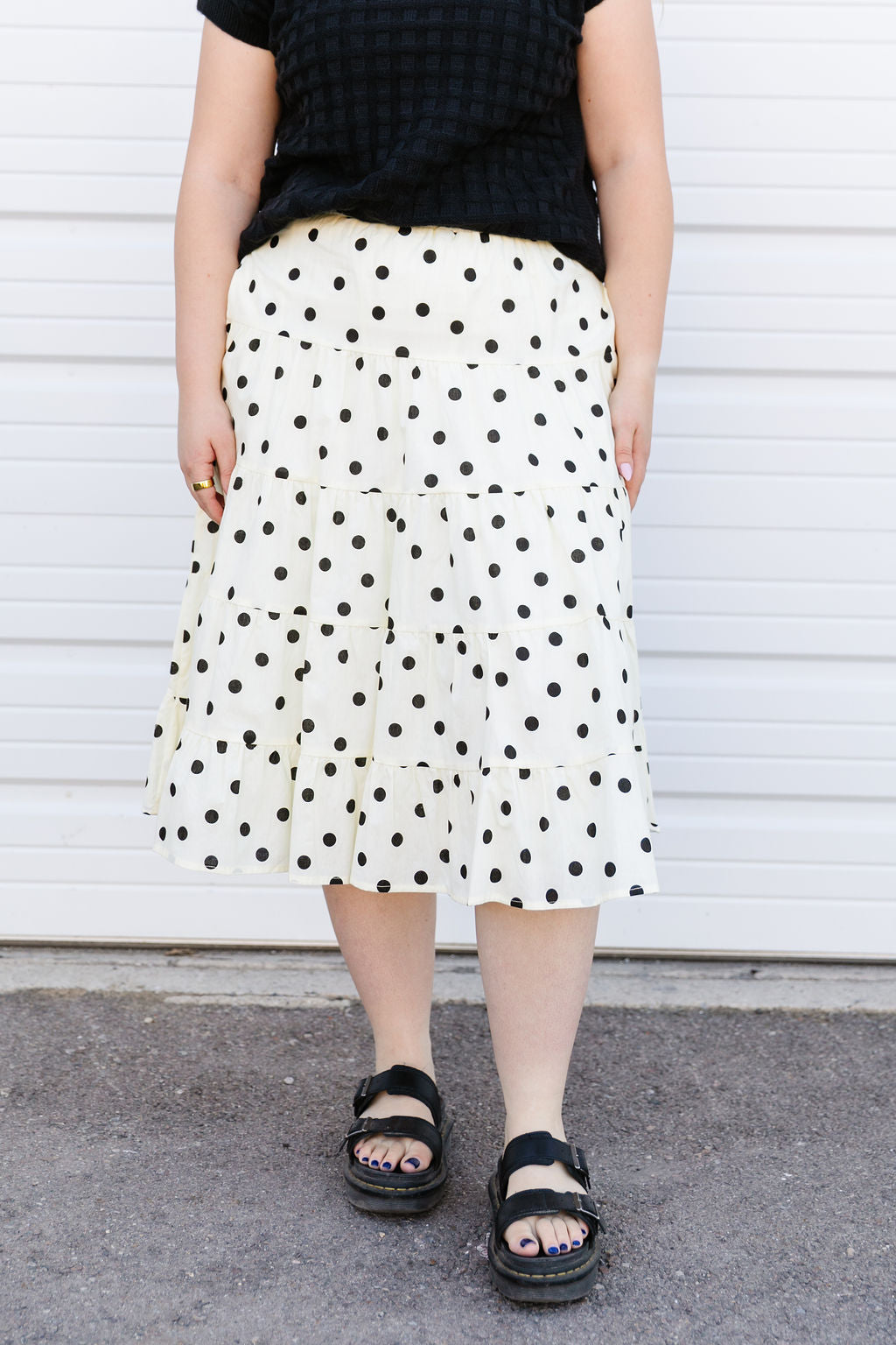 Dot Midi Skirt