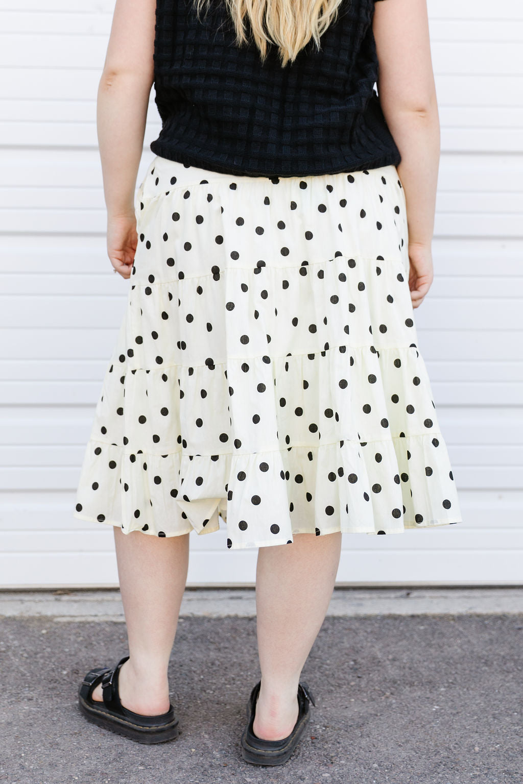 Dot Midi Skirt