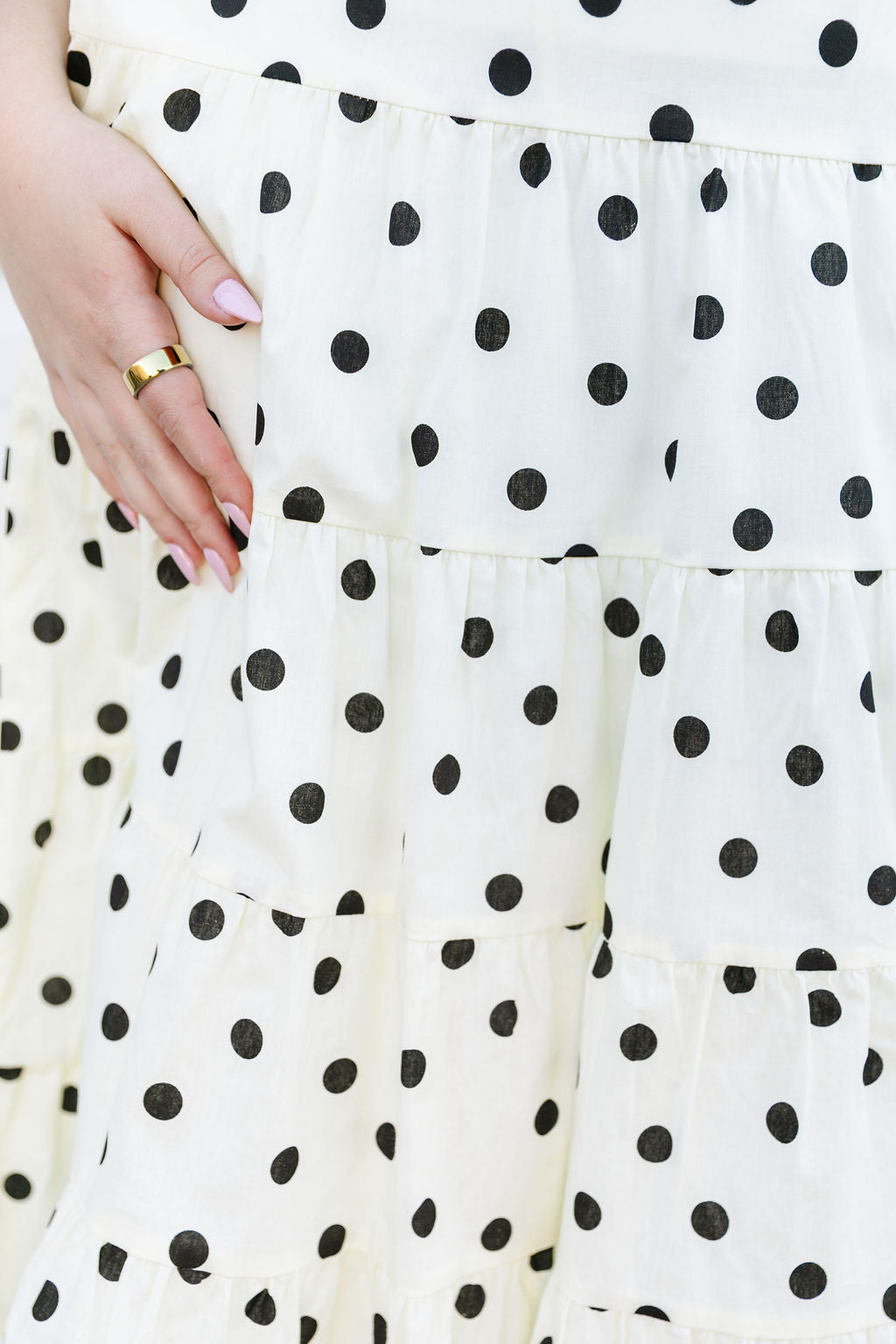 Dot Midi Skirt