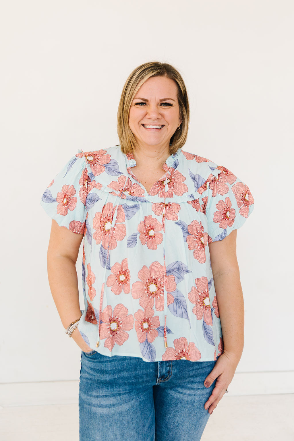 Noel Floral Top