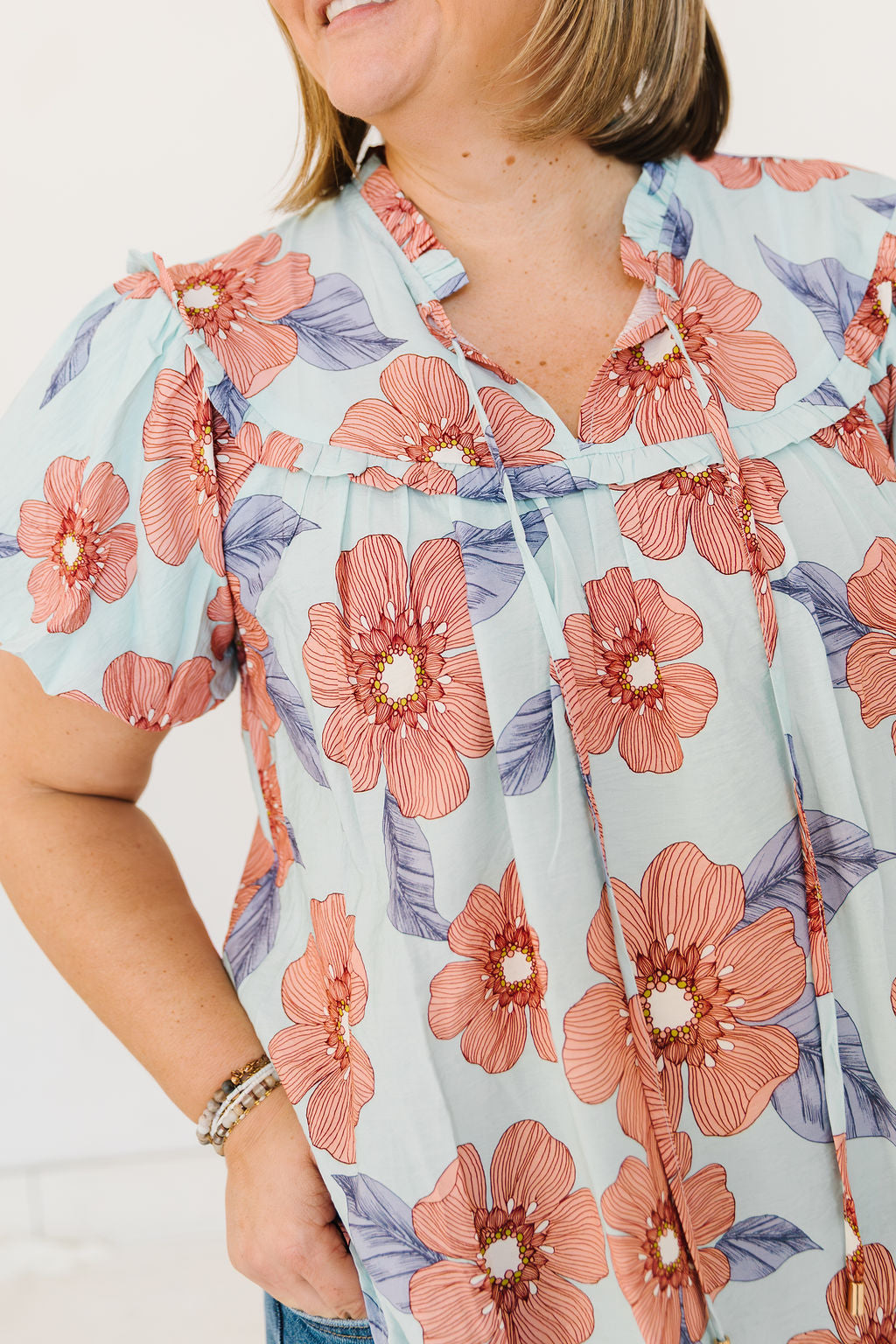 Noel Floral Top