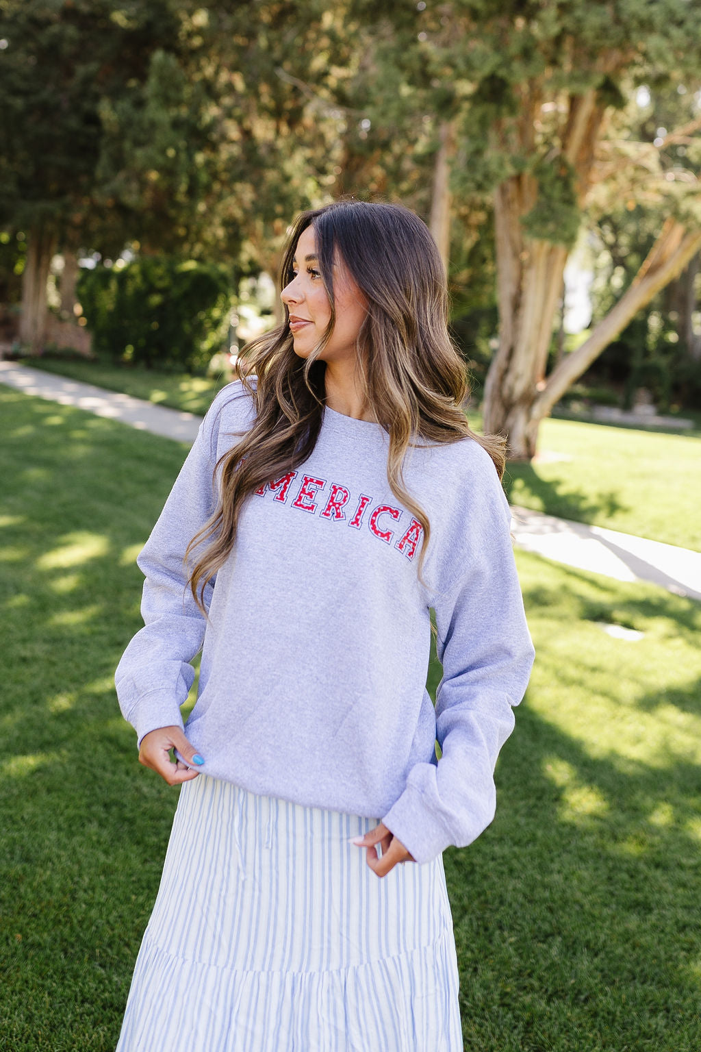 America Sweatshirt *ALL SALES FINAL* S, M only