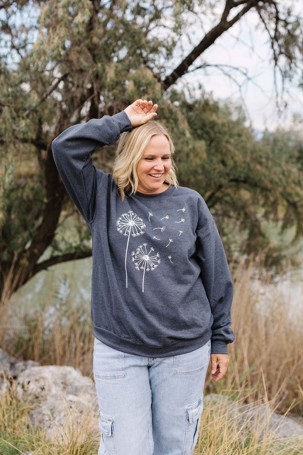 Make A Wish Graphic Sweatshirt *All Sales Final* (S Left)