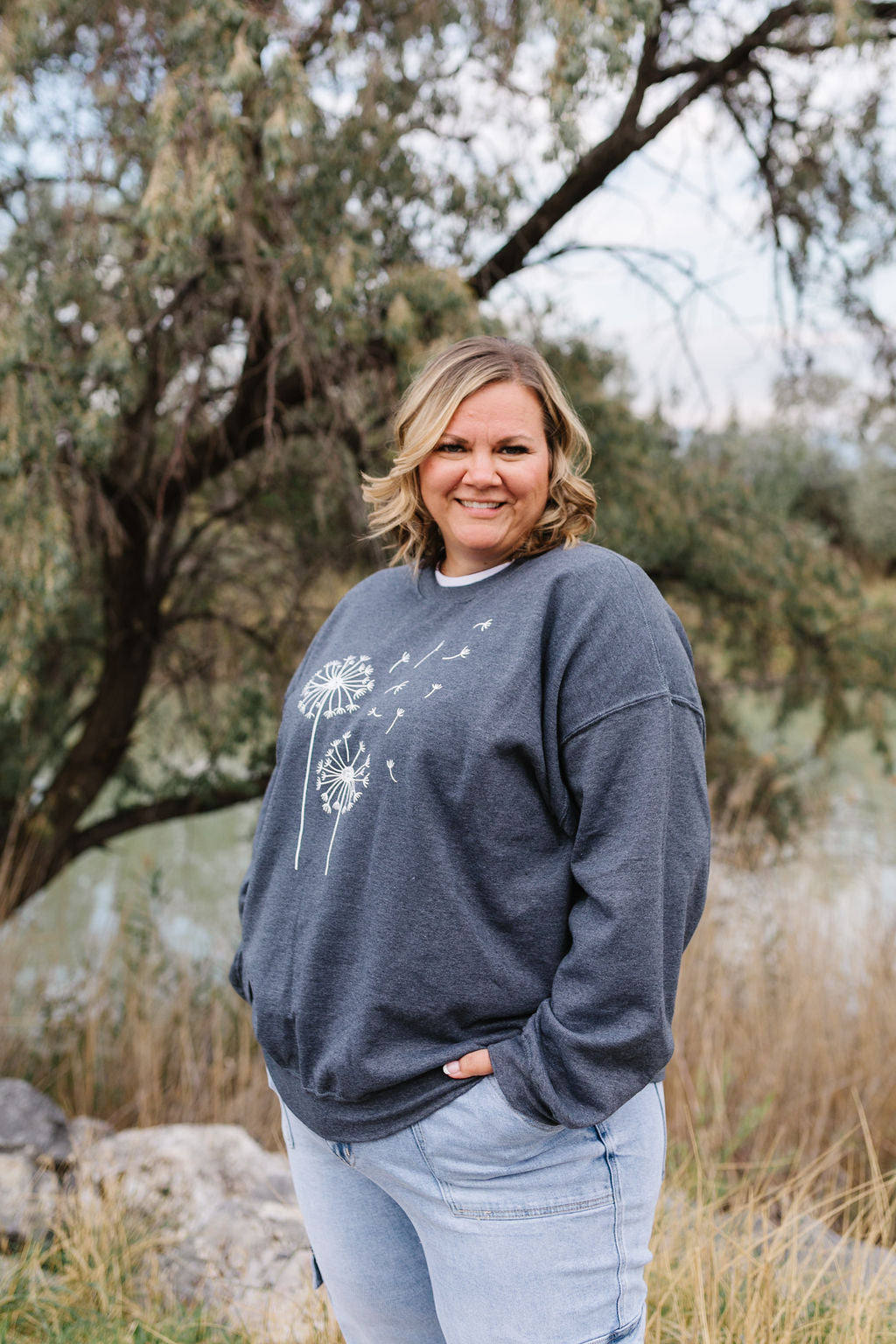 Make A Wish Graphic Sweatshirt *All Sales Final* (S Left)