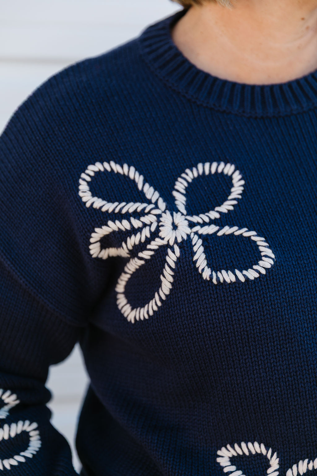Kitty Embroidered Sweater