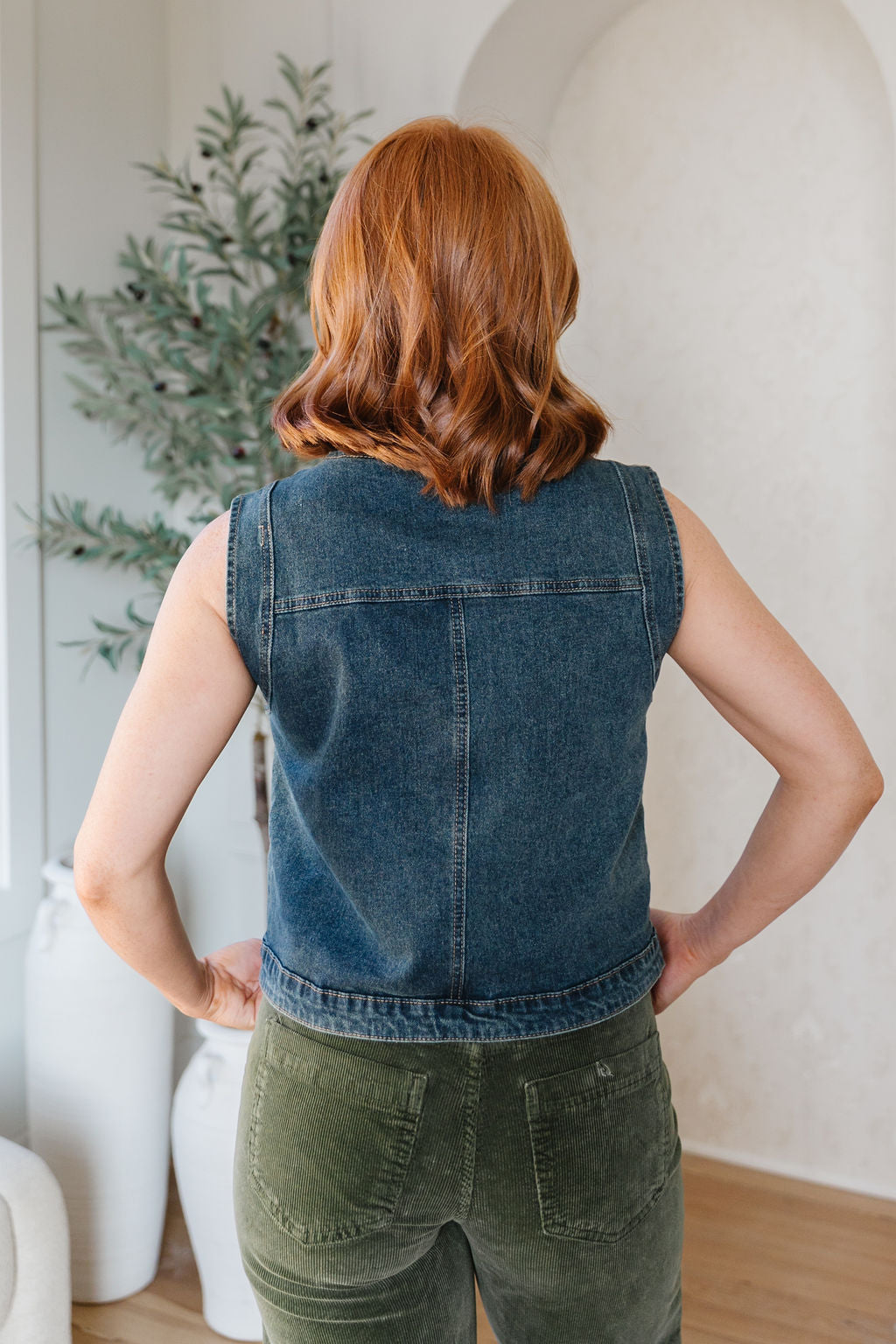 Wren Denim Vest