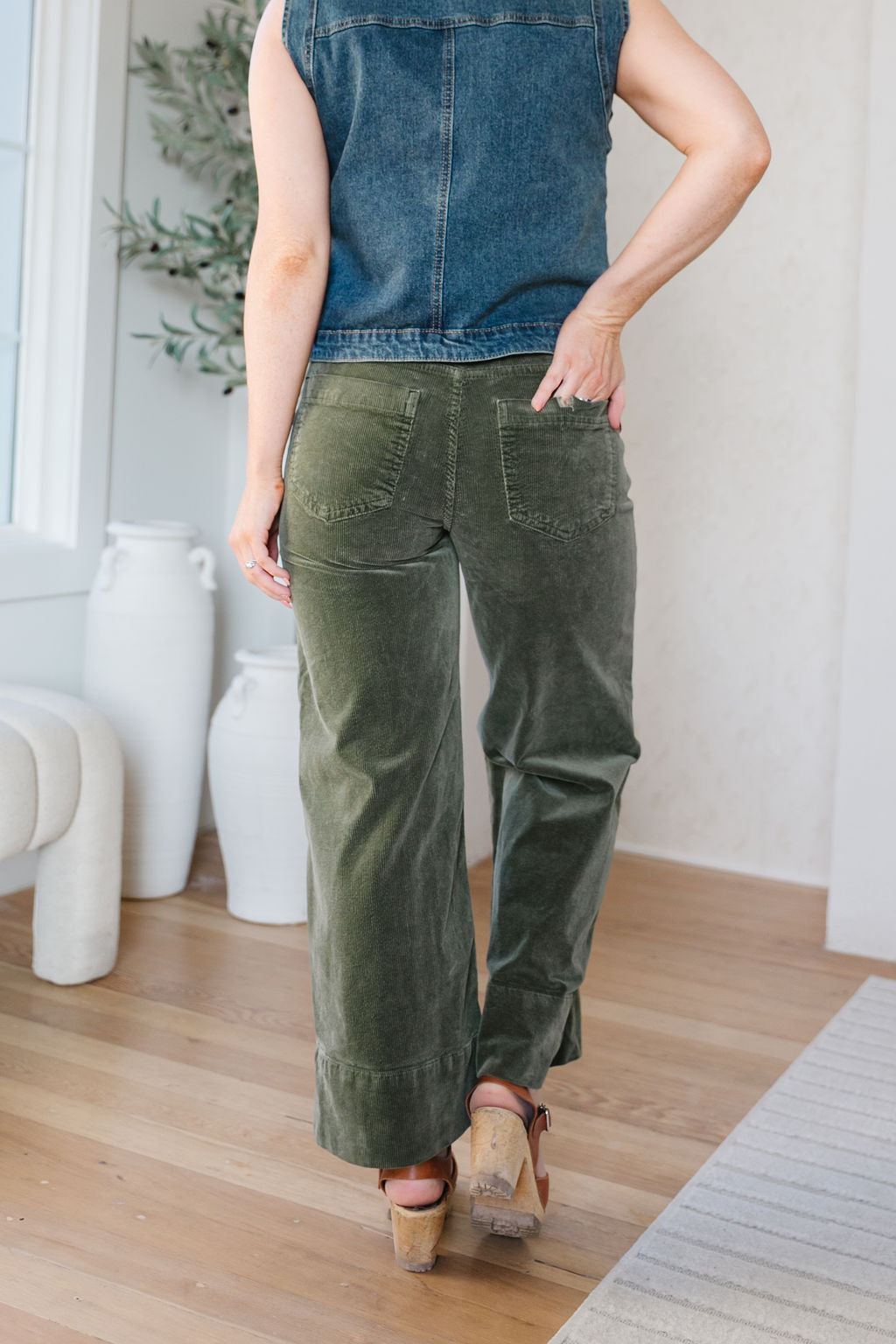 Moss Corduroy Pants *ALL SALES FINAL*