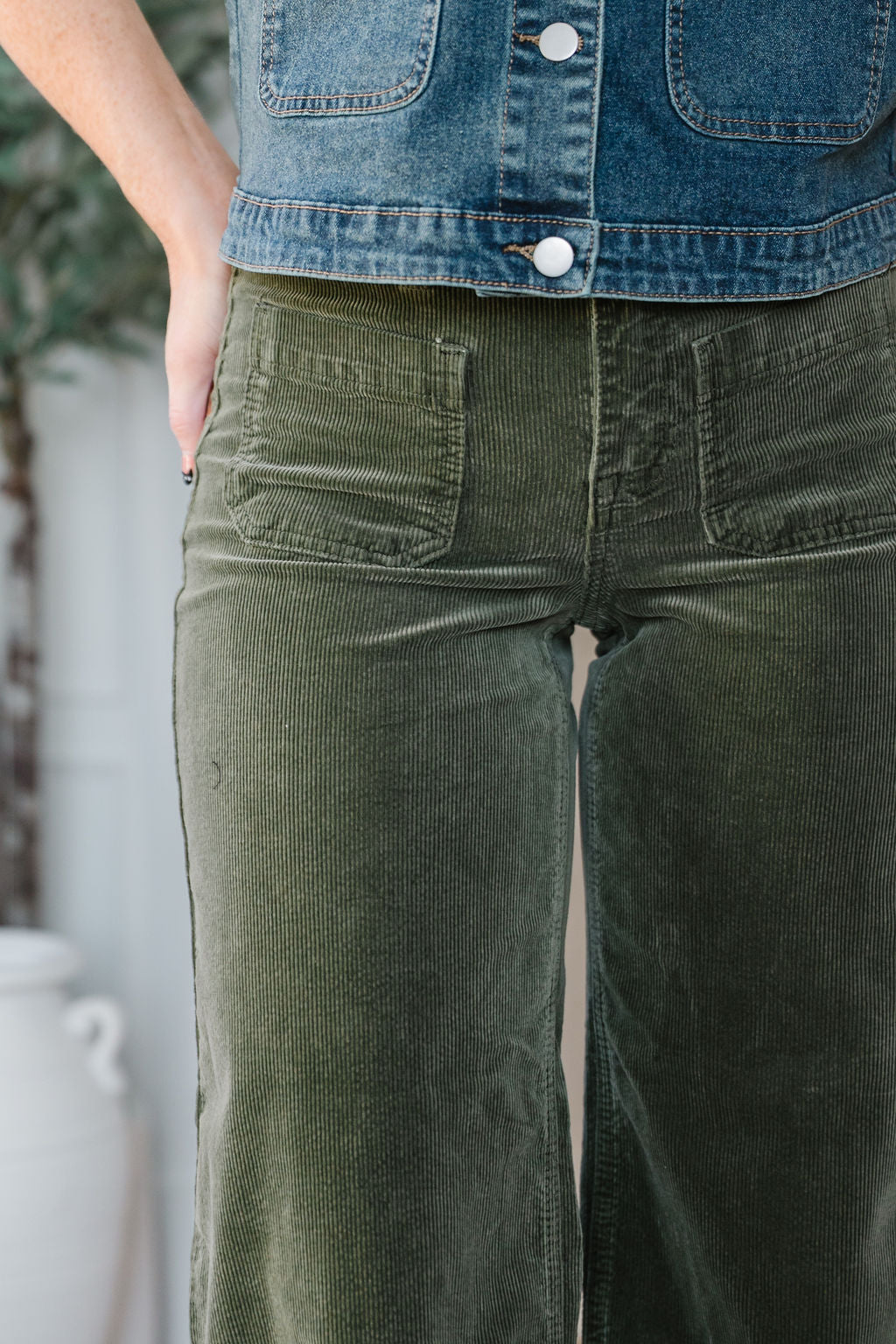 Moss Corduroy Pants *ALL SALES FINAL*