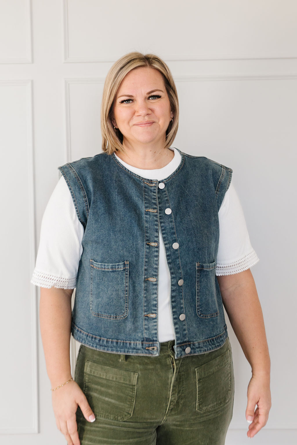Wren Denim Vest