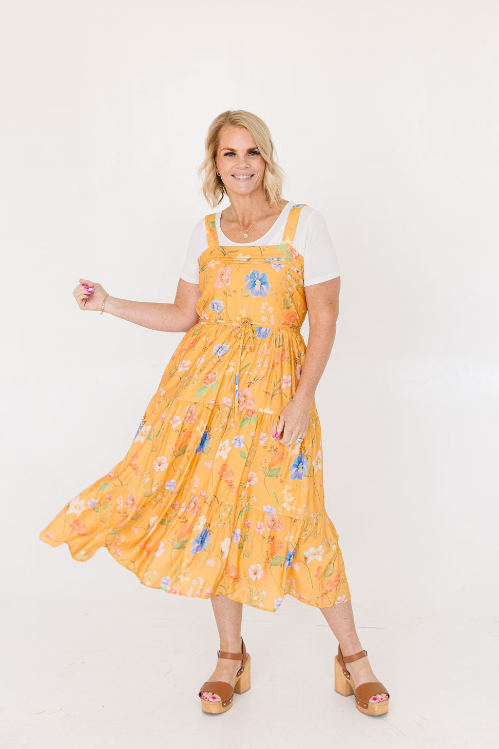 knee length dresses for ladies Gloria Midi Dress main image 0