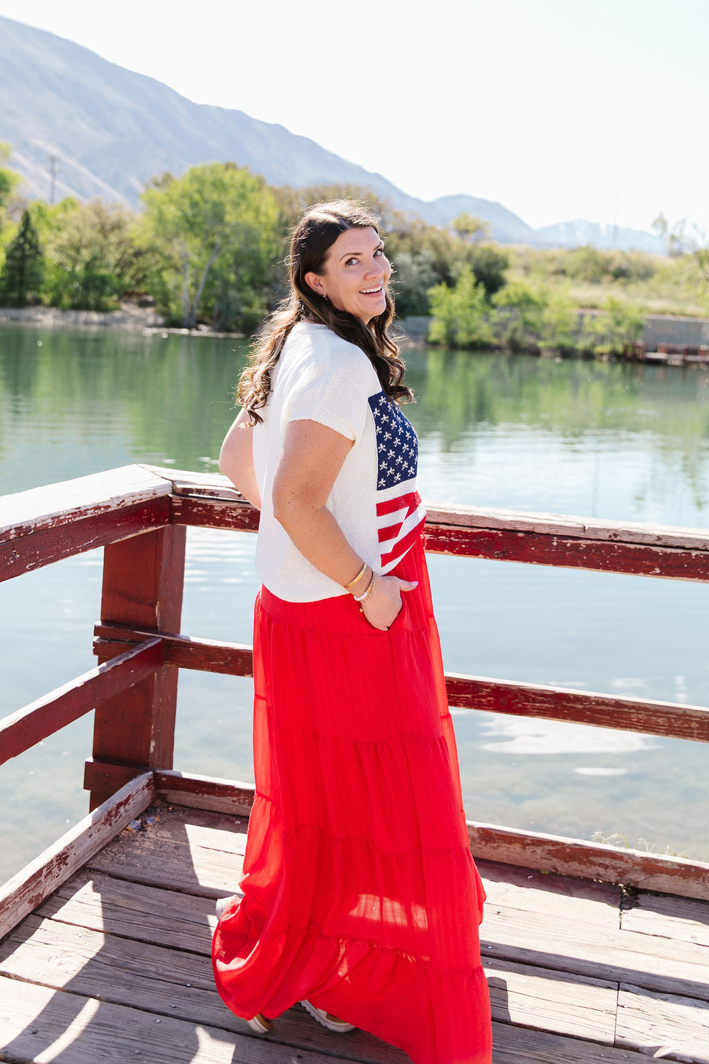American Flag Top