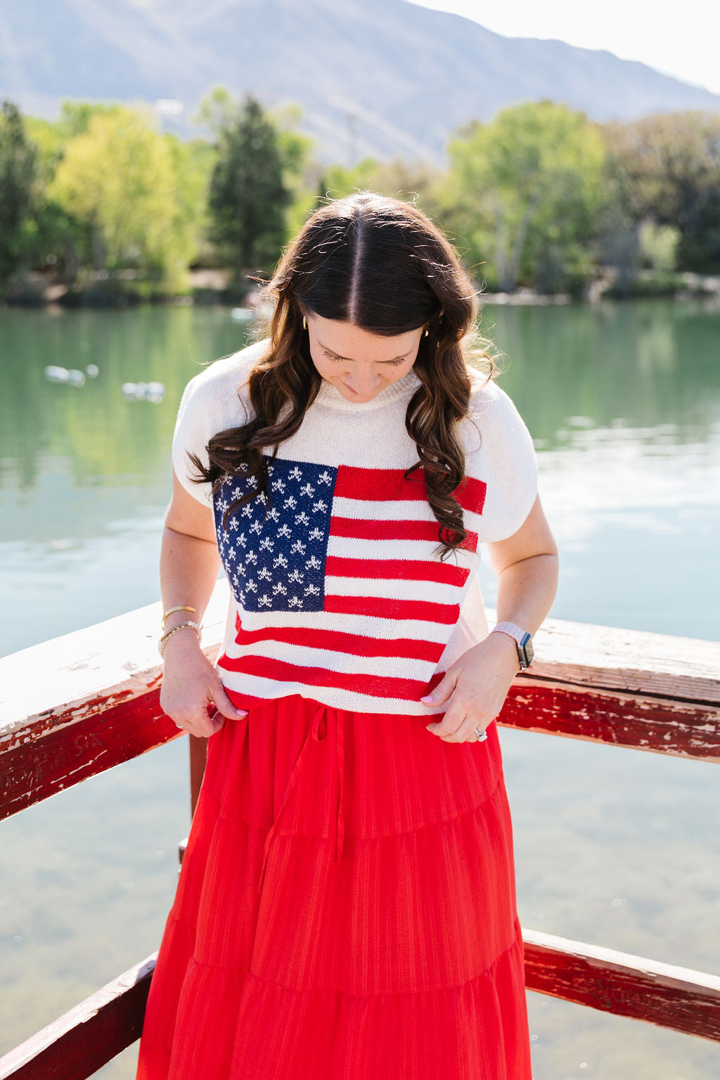 American Flag Top
