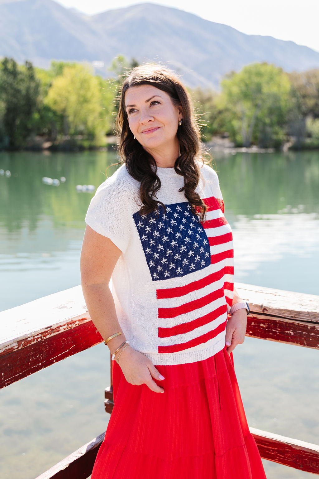 American Flag Top