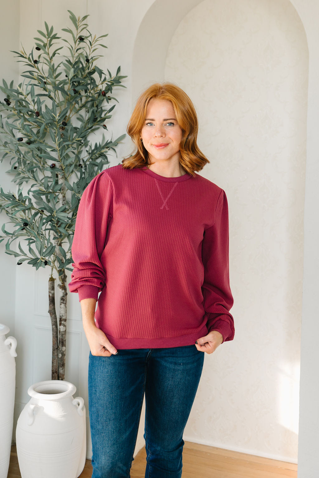 Murphy Top in Berry