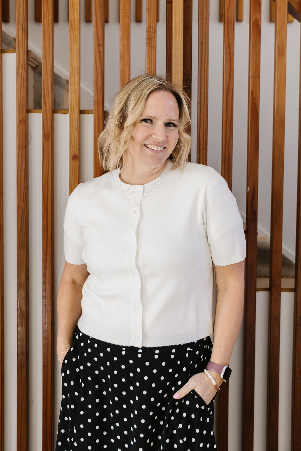 Juliet Scalloped Cardigan