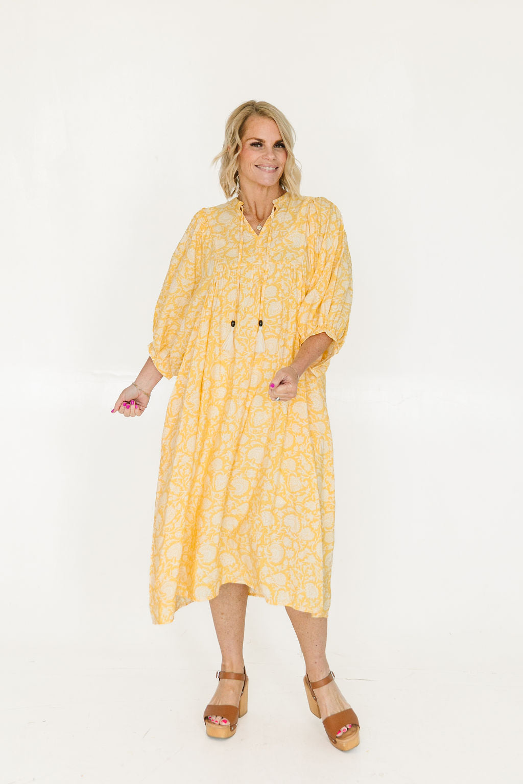 Felicity Midi in Yellow