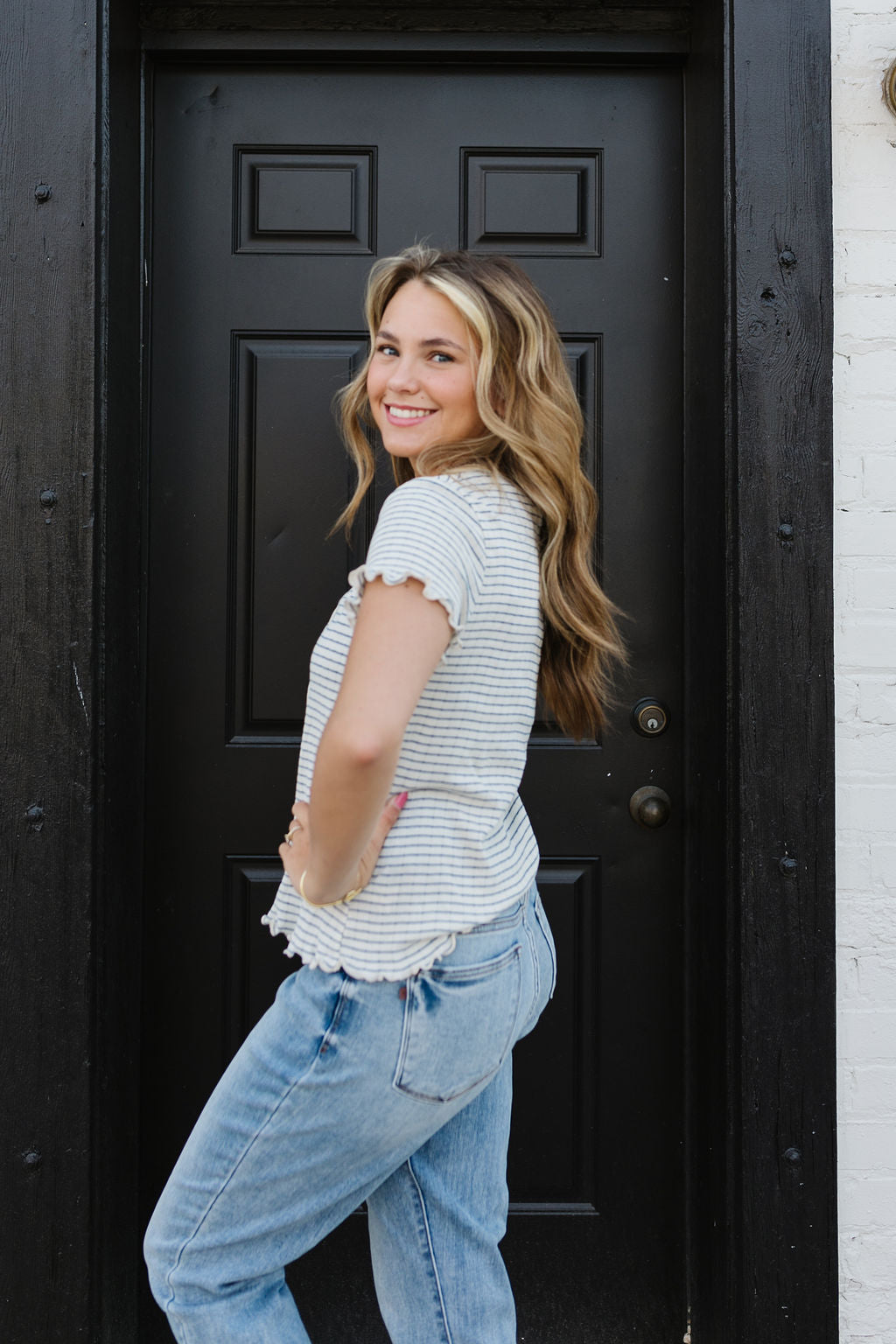 Verity Striped Top