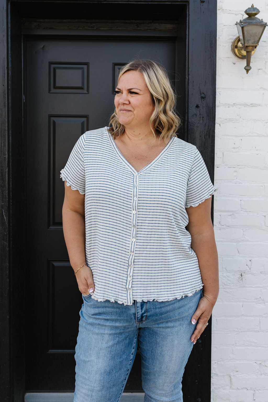Verity Striped Top