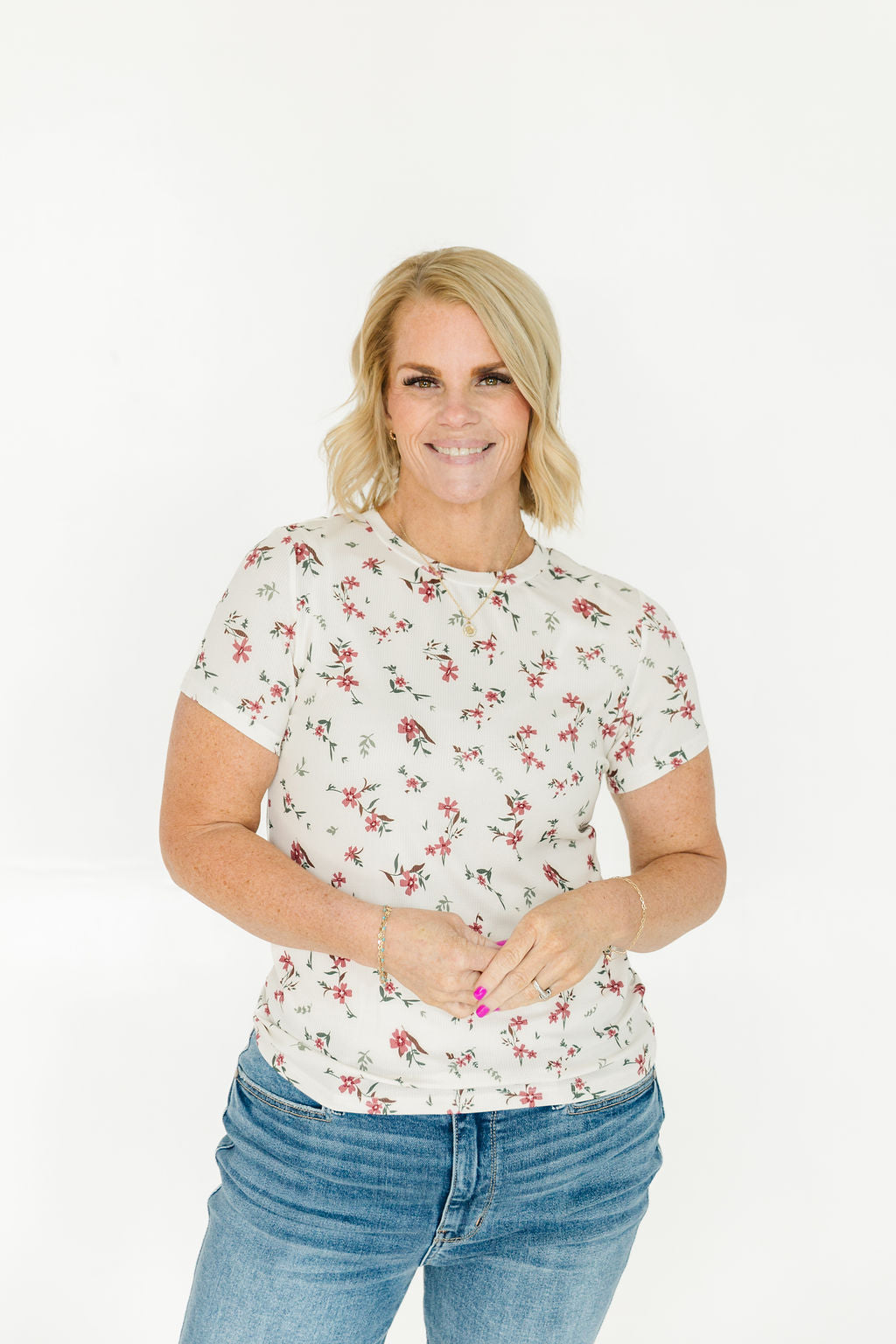 Frances Floral Top