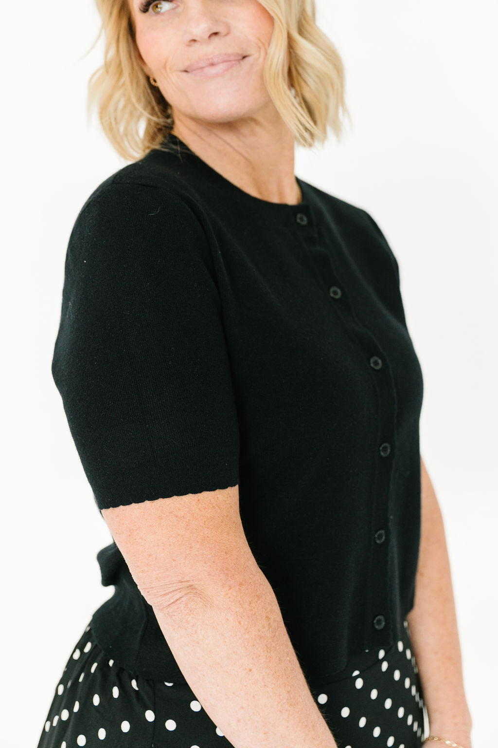 Juliet Scalloped Cardigan