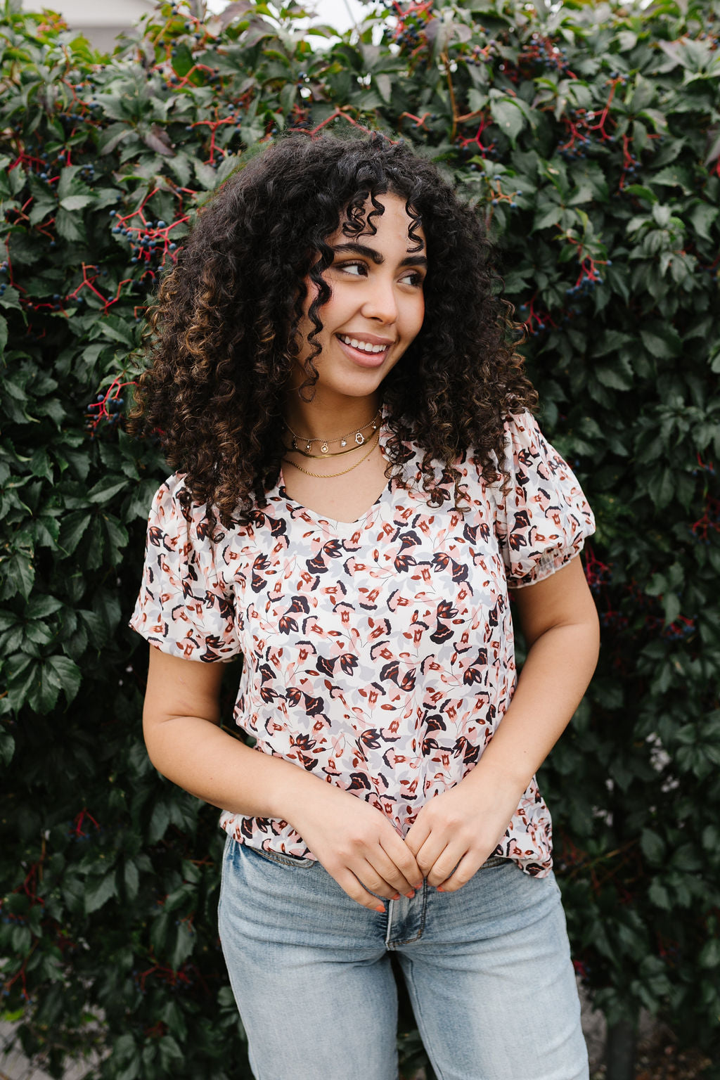 Skylar Floral Top *All Sales Final* (Size S Only)