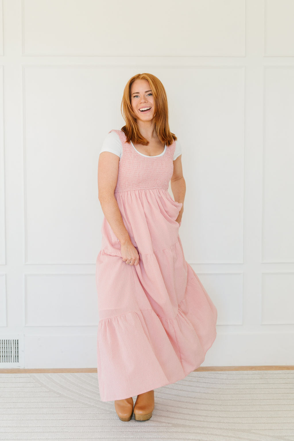 Scarlett Gingham Midi