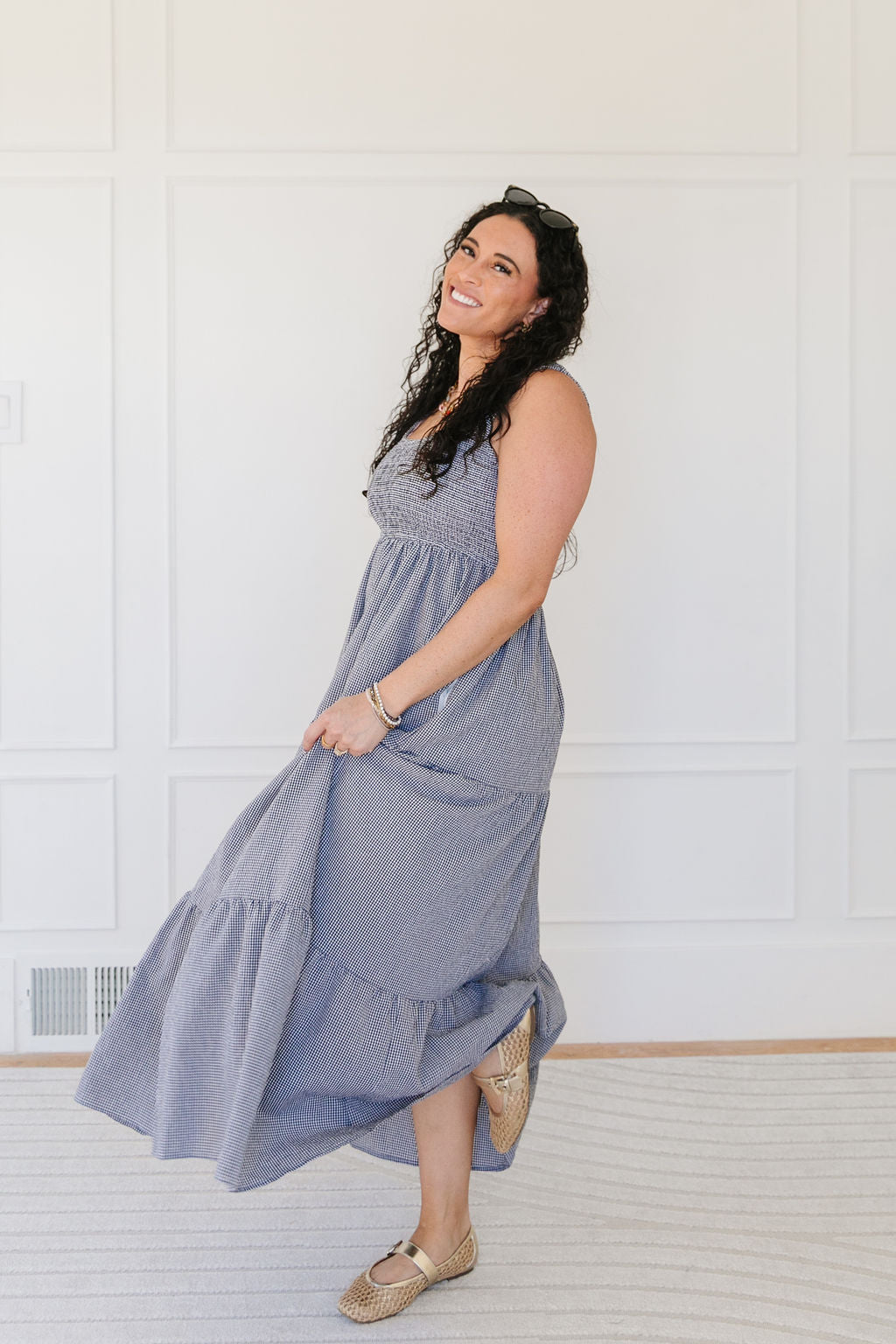 Scarlett Gingham Midi