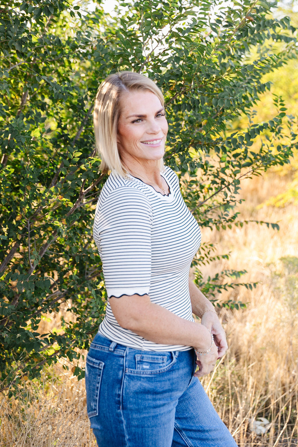 Casey Striped Top