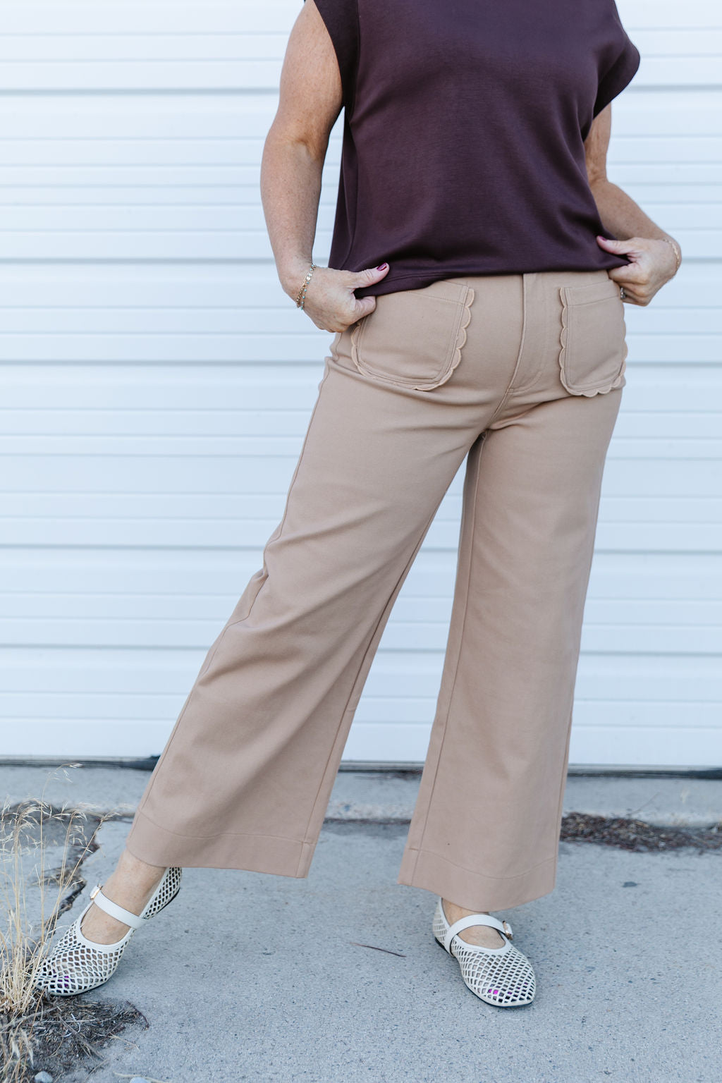 Parker Jeans (Cream or Tan)