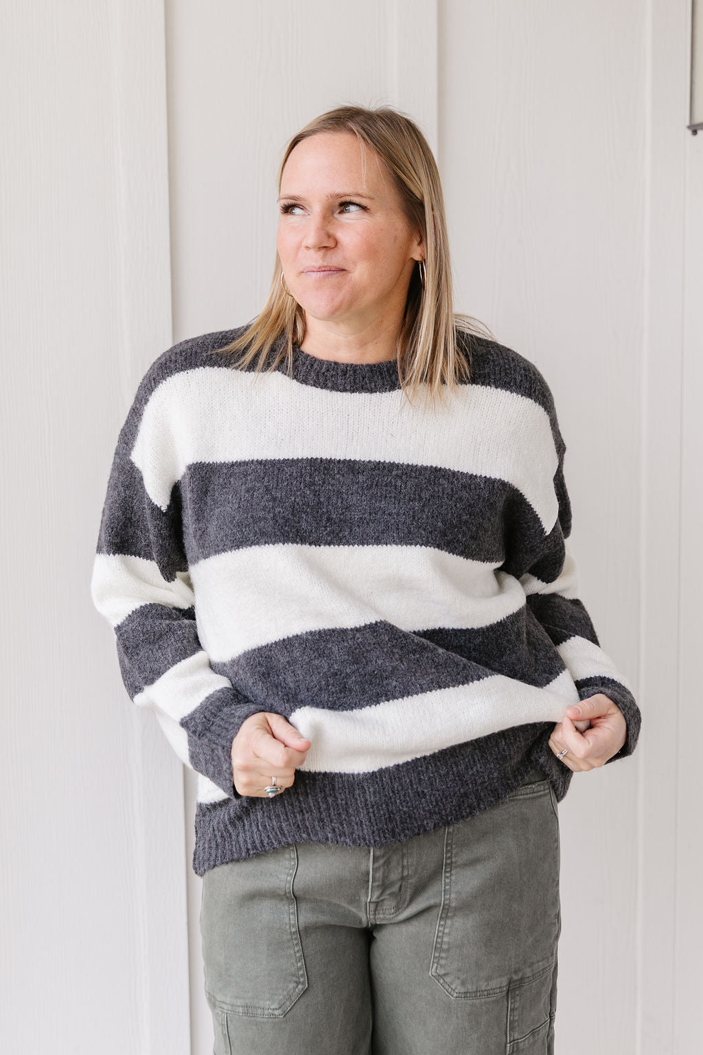 Lindsay Striped Sweater