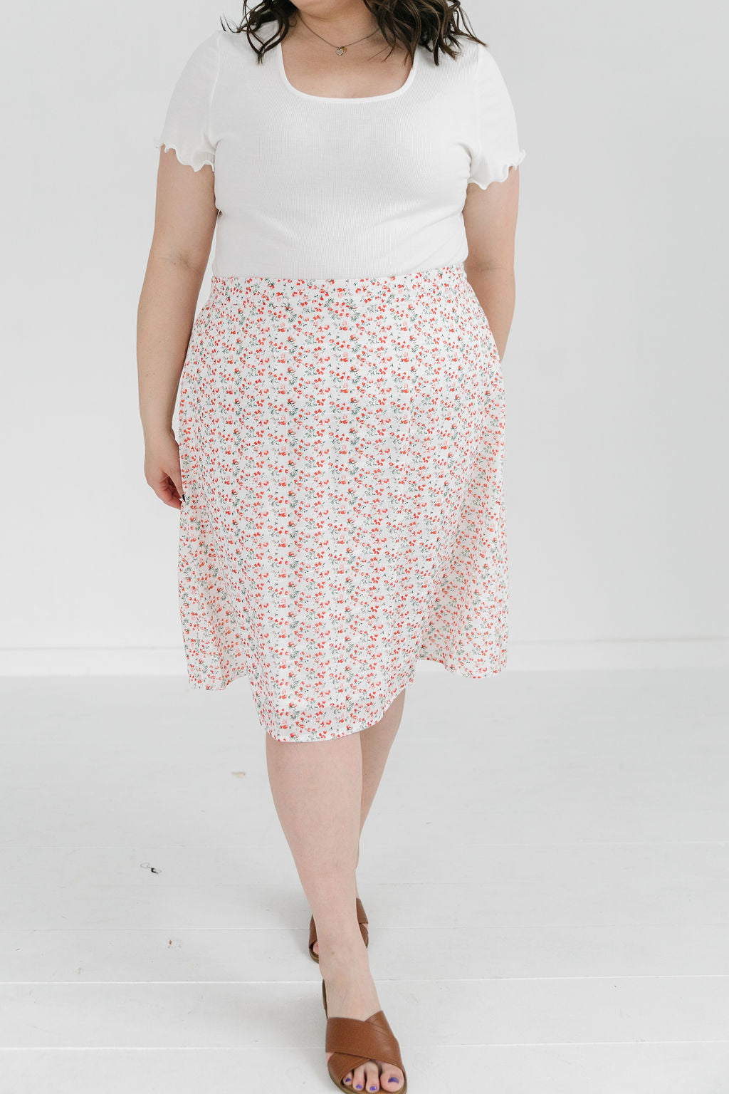 Traci Midi Skirt *ALL SALES FINAL*