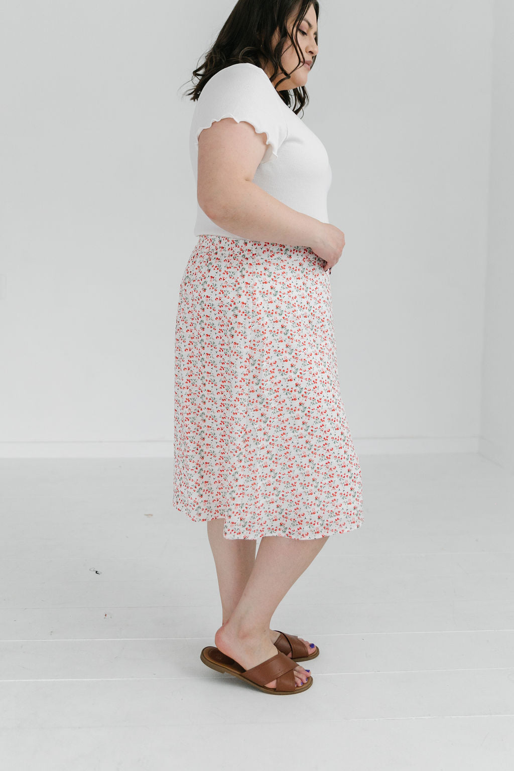 Traci Midi Skirt *ALL SALES FINAL*